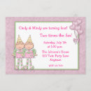 Recherche de jumelle invitations Filles jumelles