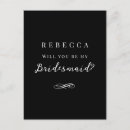 Recherche de ménage cartes postales Bridesmaid