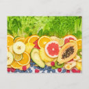 Recherche de fruits cartes postales Coloré