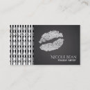 Recherche de lèvres noires cartes visite Salon