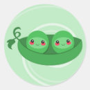 Recherche de petit pois autocollants Jumeaux