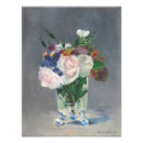 Recherche de vase bleu posters Floral