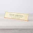 Zoek naar vintage naambordjes Elegant