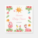 Recherche de fleurs tropicales serviettes Flamant