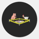 Zoek naar leuke kip stickers Varken