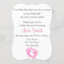 Recherche de petits pieds invitations Simple