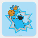 Recherche de monstre autocollants Cookie monster sesame street