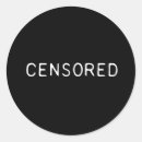 Recherche de censure autocollants Censuré