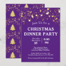 Recherche de pourpre de noël invitations Dîner