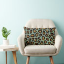 Recherche de design abstrait décoration coussins Turquoise