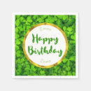 Zoek naar klavers servetten Groene klaver