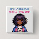 Recherche de humour de chat badges Kamala harris