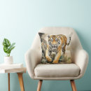 Recherche de la vie sauvage coussins Tigre