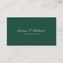 Recherche de vert foncé cartes visite Classique