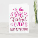 Recherche de quarante cinquième anniversaire cartes Rose