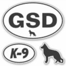Recherche de chien de berger allemand autocollants Gsd