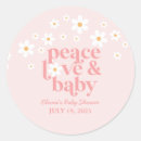 Recherche de pink baby girl shower autocollants Floral
