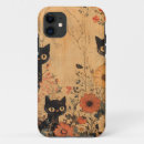 Zoek naar zwarte katten iphone hoesjes Vintage