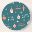 Zoek naar vintage kerstmis onderzetters Patroon