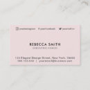 Recherche de pastel rose cartes visite Minimal
