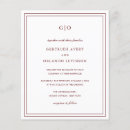 Recherche de burgundy mariage invitations Pour elle