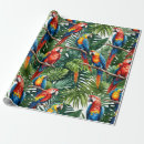 Recherche de perroquet papier cadeau Tropical
