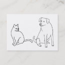 Recherche de chat grandes cartes visite Illustration