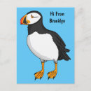 Recherche de macareux cartes postales Mignon