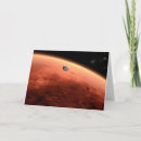 Recherche de curiosité vœux cartes Vaisseau spatial