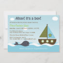 Recherche de sailboat baby shower invitations Bateau