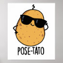 Zoek naar grappige aardappels posters Schattige aardappel