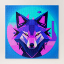 Recherche de visage loup puzzles Portrait de loup