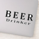 Recherche de buveur de bière autocollants Drôle