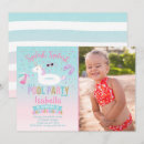 Recherche de pink pool party invitations Magique