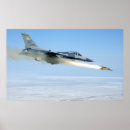 Zoek naar gevechtsvliegtuigen posters F16