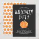 Recherche de citrouille de halloween invitations Typographie