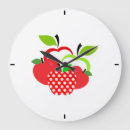 Recherche de pommes vertes horloges Feuille
