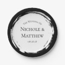 Recherche de noir et blanc en assiettes Pour eux
