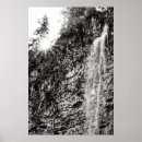 Recherche de cascade noire posters Noir et blanc