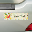 Recherche de fruits voiture autocollants Été