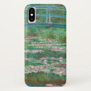Recherche de peinture de monet iphone coques Étang