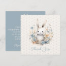 Recherche de rabbit vœux cartes Bleu