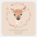 Recherche de faire part de naissance autocollants Aquarelle