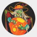 Recherche de halloween vintage autocollants Sorcière