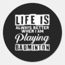 Recherche de volant de badminton autocollants Sport