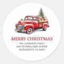 Recherche de vieux camions autocollants Camion rouge