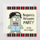 Recherche de zombis invitations Monstre