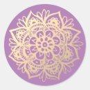 Zoek naar paarse mandala stickers Elegant