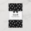 Recherche de motif botanique cartes visite Coiffeur