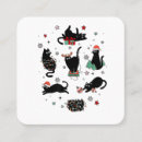 Zoek naar kerstmis boom visitekaartjes Kat